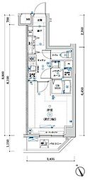 MAXIVCROSUMEJIMA 1Kの間取図画像