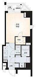 crealpremier浅草橋 1Kの間取図画像
