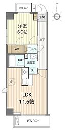シティレジデンス東陽町 1LDKの間取図画像