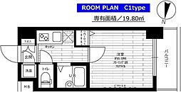 ステージファースト小石川 1Kの間取図画像