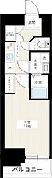 HY's三ノ輪 1Kの間取図画像