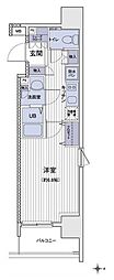 エスティメゾン大島 1Kの間取図画像