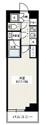 MAXIV北千住 1Kの間取図画像