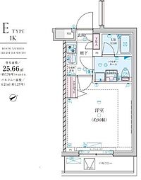 Genovia墨田八広skygarden 1Kの間取図画像