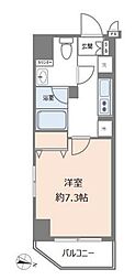ライジングプレイス押上三番館 1Kの間取図画像