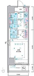 ジェノヴィア南砂町スカイガーデン 1Kの間取図画像