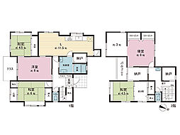 南足柄市塚原 中古戸建 5SLDKの間取り