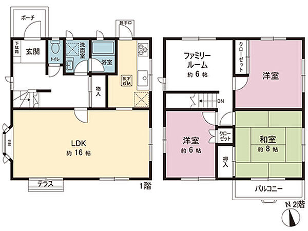 間取りを拡大表示