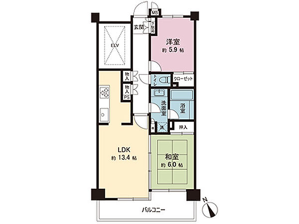 間取りを拡大表示