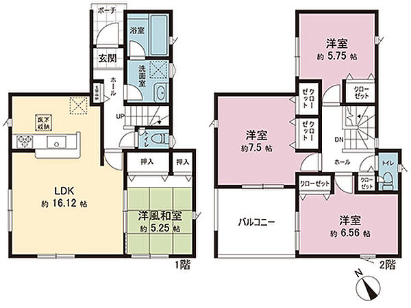 間取りを拡大表示