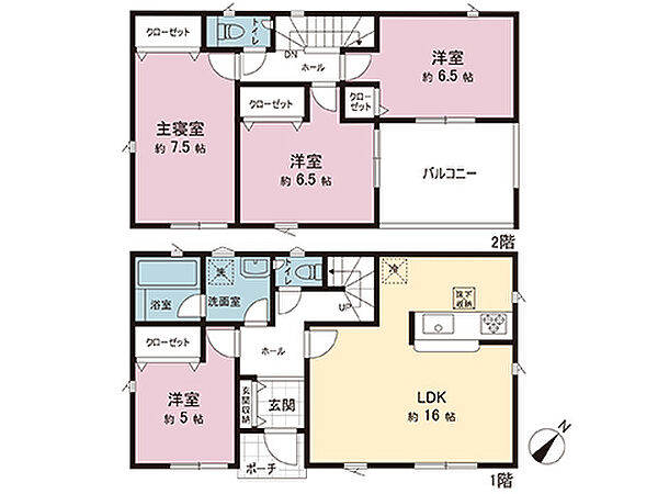 間取りを拡大表示