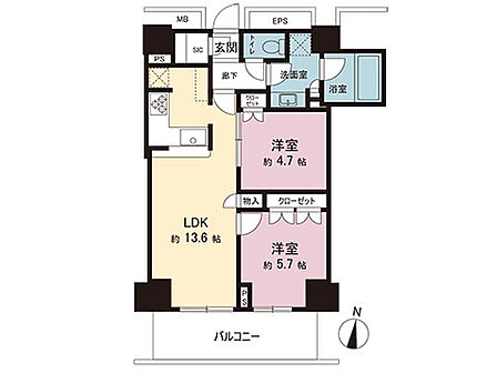 間取図です。図面と異なる場合は現況を優先させていただきます。