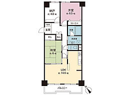 クリオ湘南・追浜サニークレスト 2SLDKの間取図画像