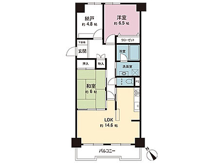 間取図です。図面と異なる場合は現況を優先させていただきます。