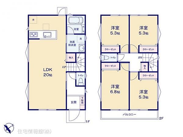 間取りを拡大表示