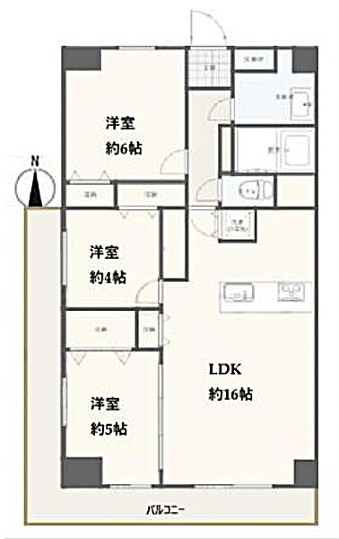 間取りを拡大表示