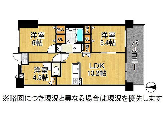 家の中心に配置...
