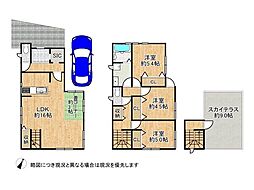 伊丹市昆陽東　中古一戸建て 3SLDKの間取り