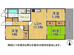 間取図画像 3LDK