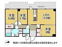 間取図画像 3LDK