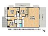 間取り：採光、風通しのいい角部屋！広々としたLDKでのんびりと家族団らんのひと時を