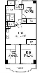間取図画像 3LDK