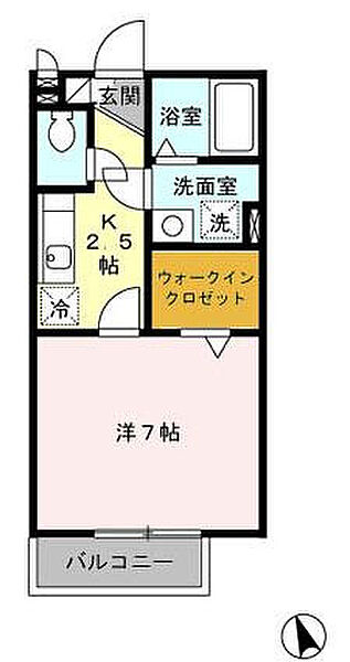 アルテール 202｜東京都八王子市館町(賃貸アパート1K・2階・26.50㎡)の写真 その2