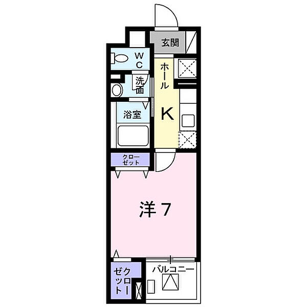 東京都八王子市小比企町(賃貸マンション1K・4階・27.84㎡)の写真 その2