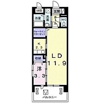 東京都国立市谷保6206-1（賃貸マンション1LDK・7階・43.94㎡） その2