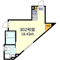 ACROSS八王子 302 ｜ 東京都八王子市明神町3丁目2-2（賃貸アパート1R・3階・18.43㎡） その2