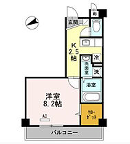 ラプランタン 206 ｜ 東京都八王子市兵衛1丁目14-10（賃貸マンション1K・2階・28.95㎡） その2