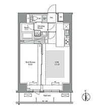 ラグゼナ八王子南町 1502 ｜ 東京都八王子市南町6-10（賃貸マンション1LDK・15階・48.01㎡） その2