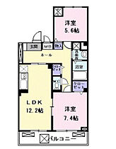 東京都八王子市八幡町3-7（賃貸アパート2LDK・1階・61.67㎡） その2