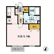 クラージュ 203 ｜ 東京都八王子市上柚木2丁目112-67（賃貸アパート1R・2階・35.30㎡） その2