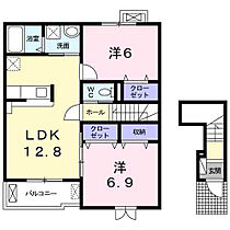 東京都八王子市川口町1157-1（賃貸アパート2LDK・2階・61.12㎡） その2