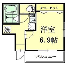 パンテオンA棟 102 ｜ 神奈川県座間市相武台4丁目16（賃貸アパート1K・1階・21.73㎡） その2