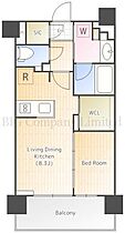 デュオフラッツ浅草田原町  ｜ 東京都台東区寿3丁目（賃貸マンション1LDK・8階・31.82㎡） その2