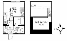 ハーミットクラブハウス・カミクラ  ｜ 神奈川県横浜市神奈川区神大寺4丁目（賃貸アパート1R・1階・16.67㎡） その2