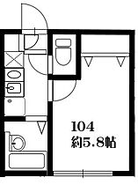 リーヴェルポート横浜Ｌｉｓａ  ｜ 神奈川県横浜市西区中央2丁目（賃貸アパート1K・1階・18.55㎡） その2