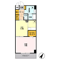 ＳＯＬＡＲＥ横浜  ｜ 神奈川県横浜市西区岡野2丁目（賃貸マンション1LDK・1階・45.34㎡） その2