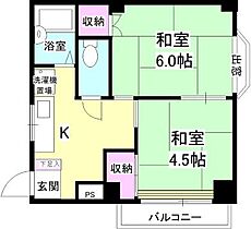 ロックヒルズ10  ｜ 神奈川県川崎市幸区中幸町3丁目（賃貸マンション2K・4階・33.90㎡） その2