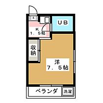 コーポ石黒  ｜ 神奈川県横浜市鶴見区下末吉2丁目（賃貸アパート1R・2階・19.44㎡） その2