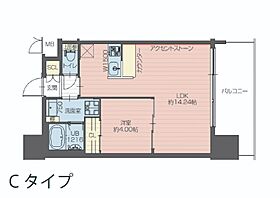 プレジオ大正 1304 ｜ 大阪府大阪市大正区泉尾1丁目18-28（賃貸マンション1LDK・13階・40.56㎡） その2