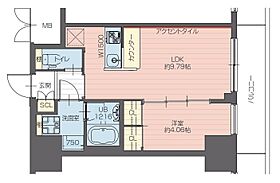 プレジオ永和EURO 1203 ｜ 大阪府東大阪市長栄寺(住居表示未定)（賃貸マンション1LDK・12階・34.79㎡） その2