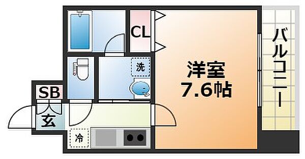 アドバンス神戸アルティス ｜兵庫県神戸市中央区北長狭通8丁目(賃貸マンション1K・13階・26.19㎡)の写真 その2