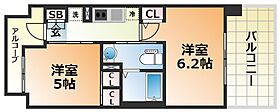 エステムプラザ神戸西Vミラージュ  ｜ 兵庫県神戸市兵庫区西宮内町（賃貸マンション2K・12階・30.58㎡） その2