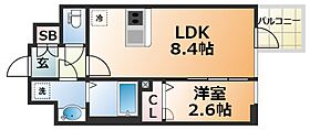 エスリード神戸三宮ヒルズ  ｜ 兵庫県神戸市中央区中山手通2丁目（賃貸マンション1LDK・7階・29.24㎡） その2