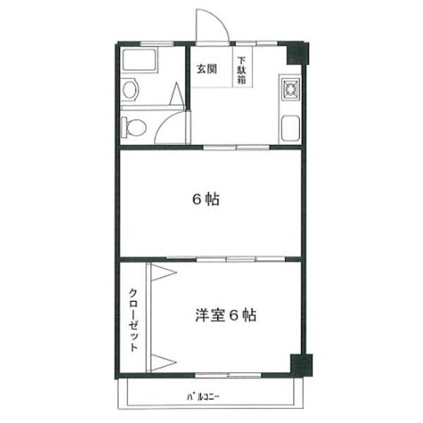 新宿MKビル 1102｜東京都新宿区新宿１丁目(賃貸マンション2K・11階・36.46㎡)の写真 その2