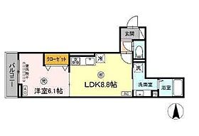 レクシア東尾久 205 ｜ 東京都荒川区東尾久３丁目未定（賃貸アパート1LDK・2階・36.71㎡） その2