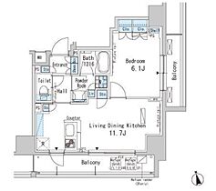 パークアクシス上野 303 ｜ 東京都台東区北上野２丁目7-9（賃貸マンション1LDK・3階・41.61㎡） その2